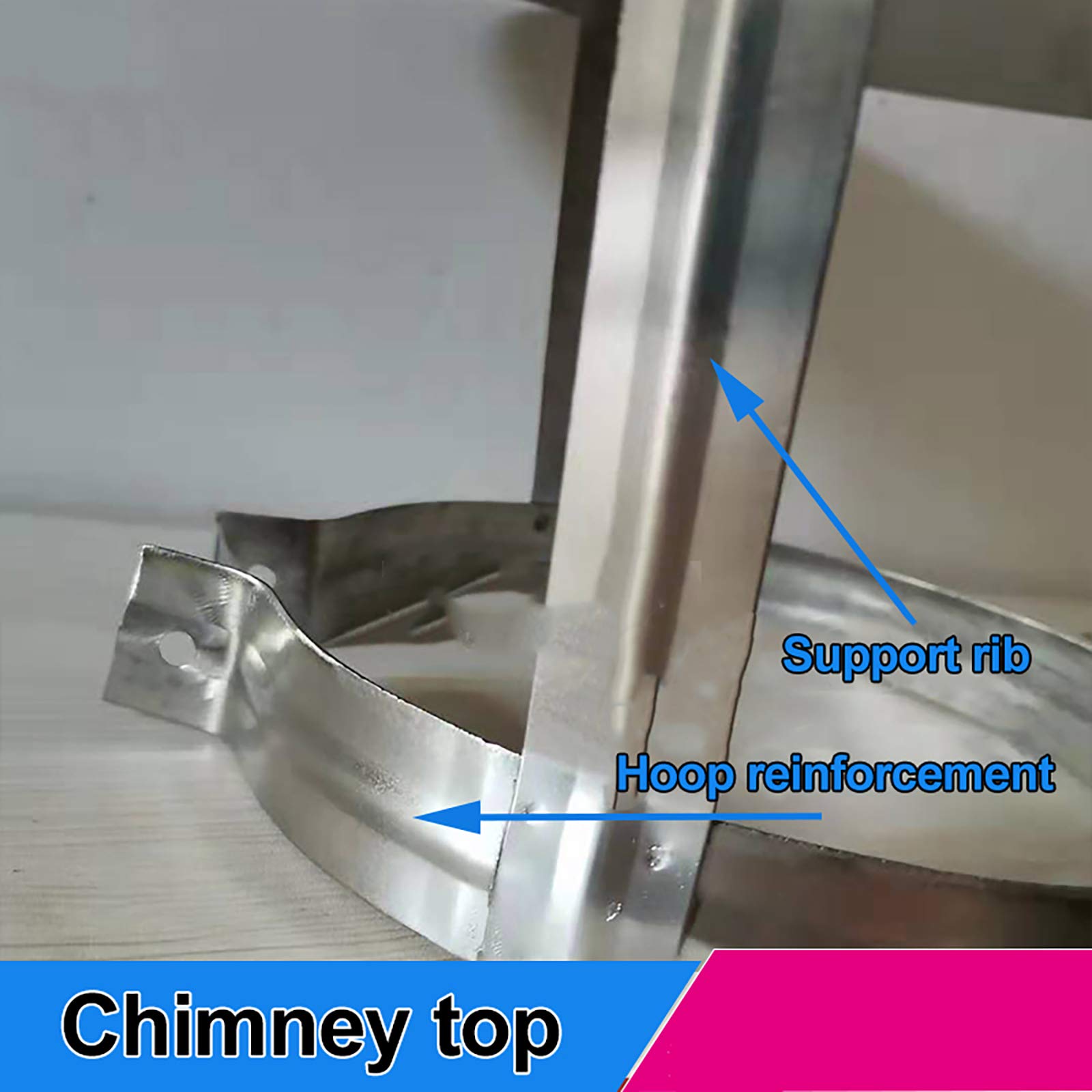 QWEASDF 100-300 mm Chapeau Cheminee, Chapeau Evacuation Fumee de Toiture Maison,Acier Inoxydable Chapeau Conduit de FuméE,300mm