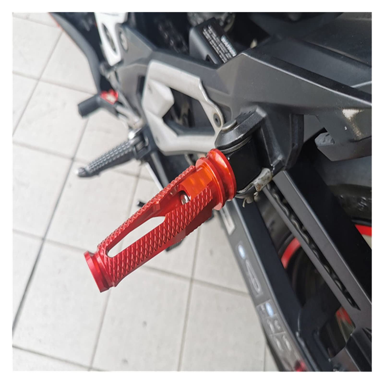 Paar motorfiets achterste voetsteunen Avoc Yamaha 700 Mt-07 Cnc Anodise | Daily Bikers
