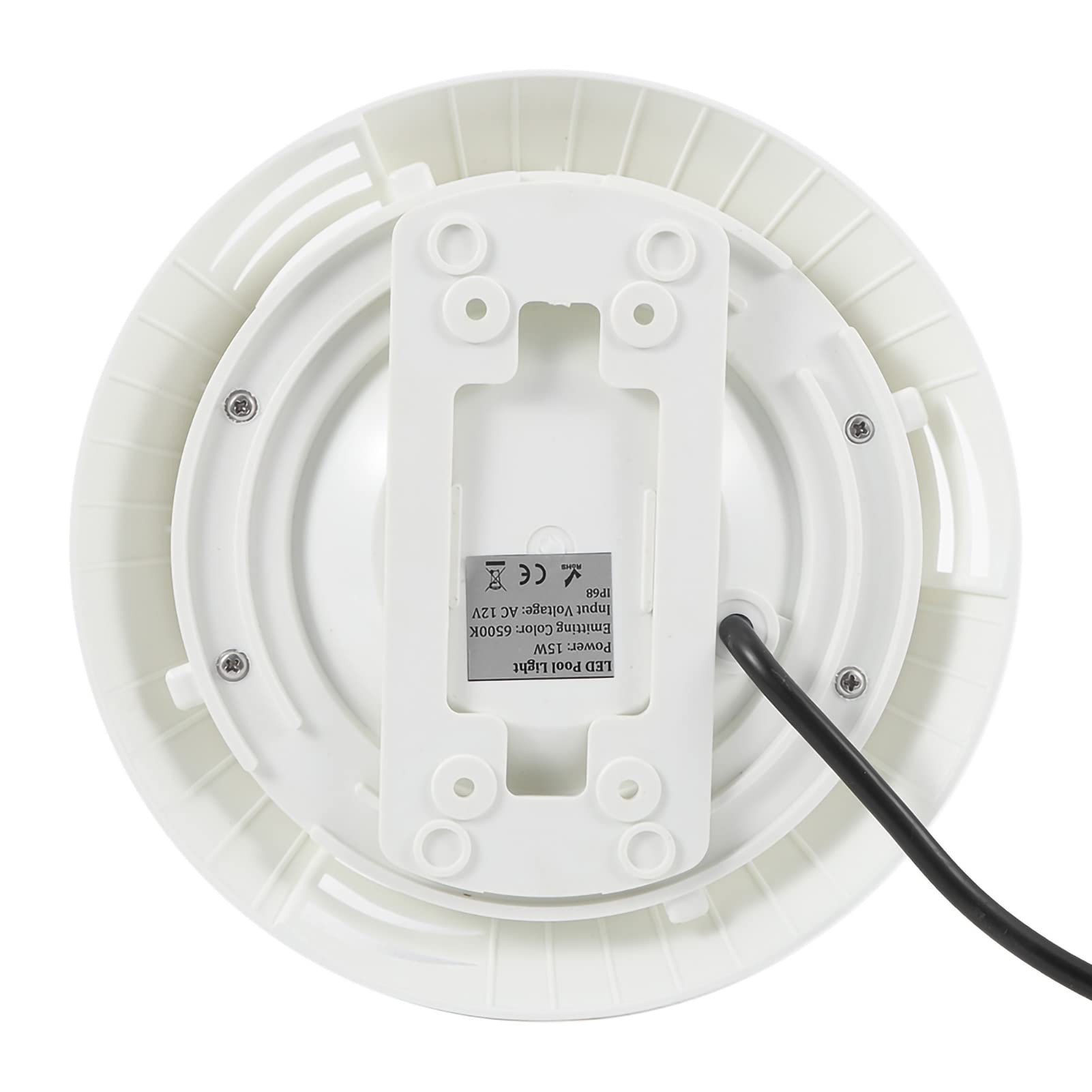 15W LED Poolleuchte, AC12V IP68 wasserdichte Unterwasserlampe,