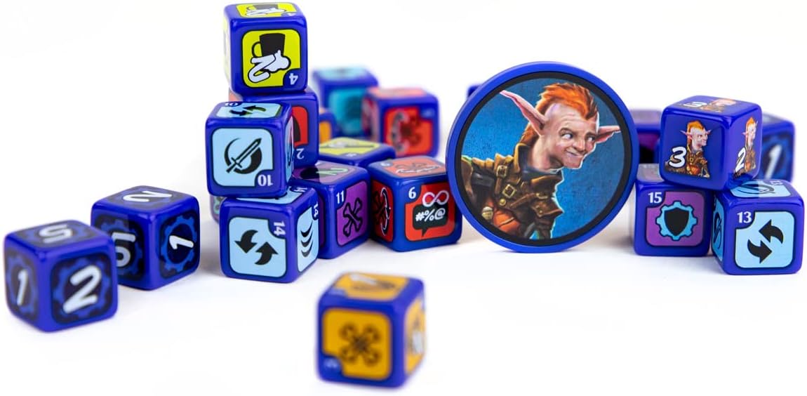 Too Many Bones Dice-Builder Strategic Fantasy RPG Game for Ages 14 and Up, 1-4 Players