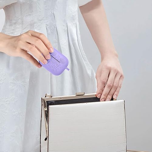 Miniatura 8 de Compatible con Airpods Pro de 2 generación y funda para Airpod Pro, funda de silicona con grabado de girasol, compatible con Apple Airpods Pro 2 USB