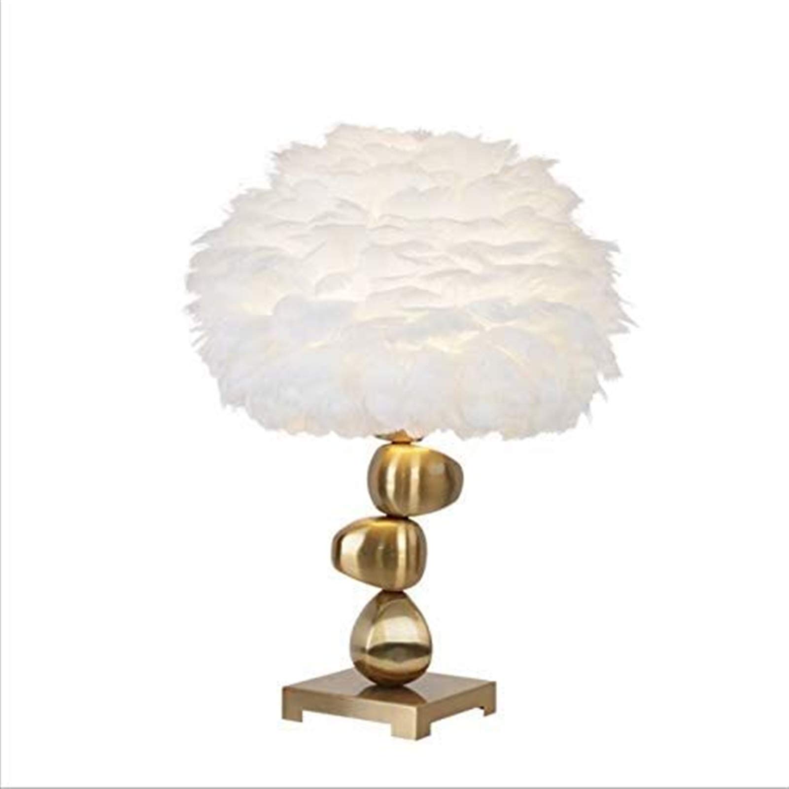 Lampe de salon en plume et fer au design artistique d'exception