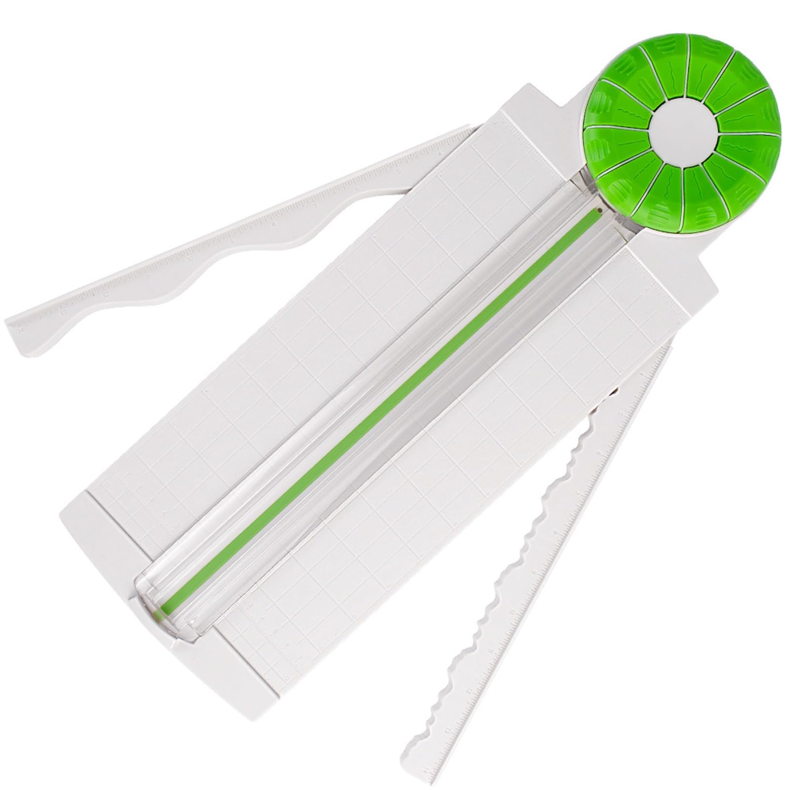 12 In 1 Craft Paper Cutter Paper Cutter Guillotine Sliding Paper Cutter for Scrapbooking Photo Valentine's Card Making Supplies
