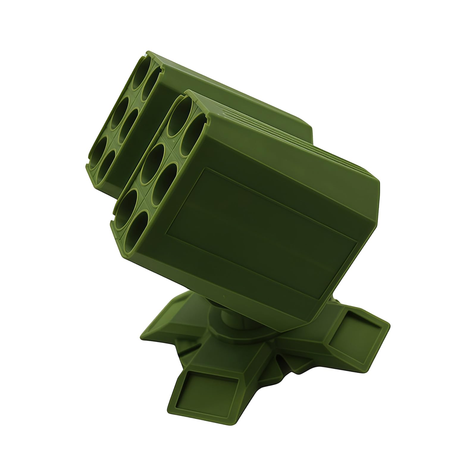 Hsioluted Army Green Imaginative Miniature Missiles Pencil Cup Pen Display Stand 3D Printed Missiles Shape Pen Stand Artistic Desk Organizers Writing Utensil Organizers