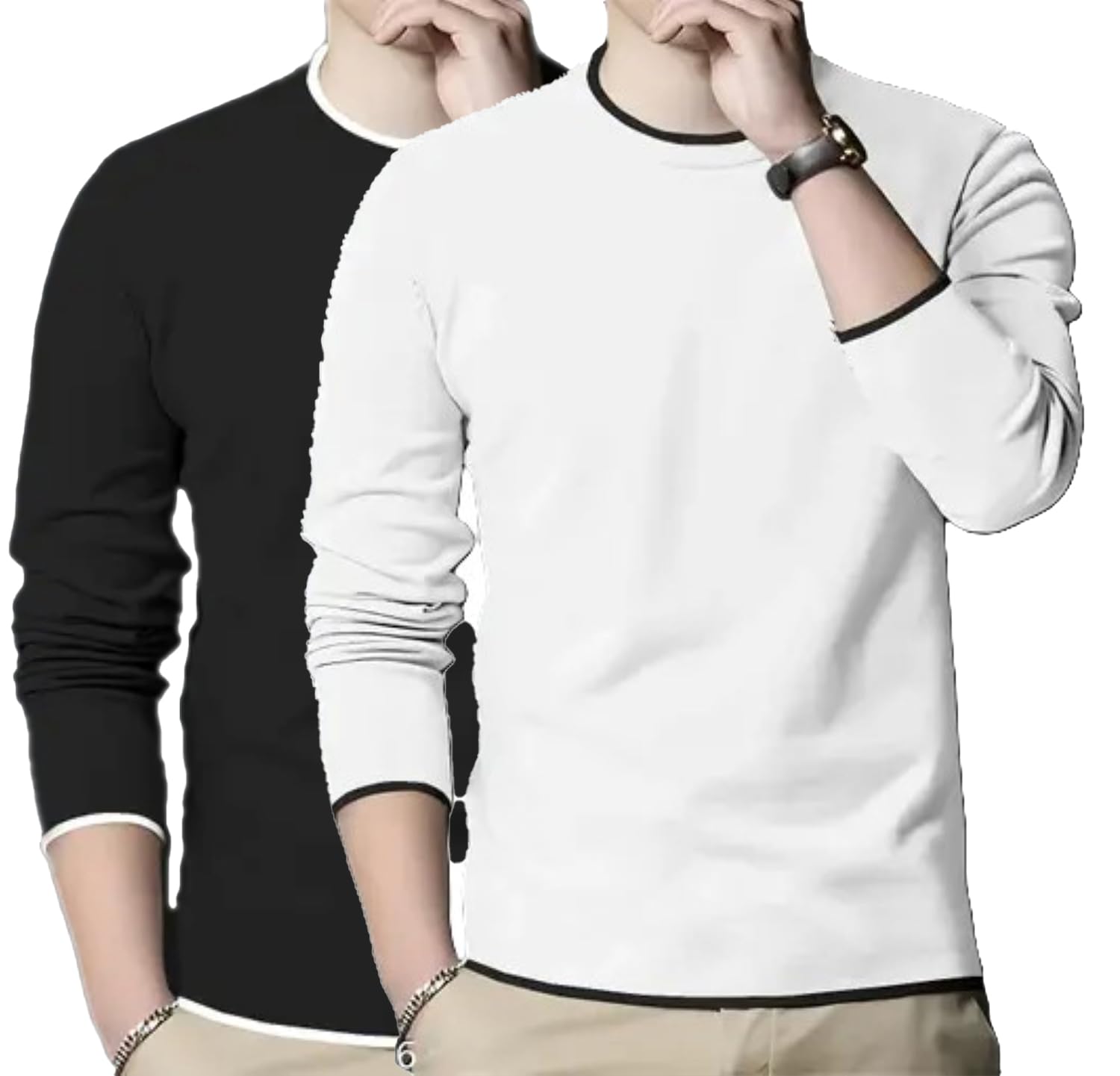 diaz Men's Solid Regular Fit-Pack of 2-picture-32