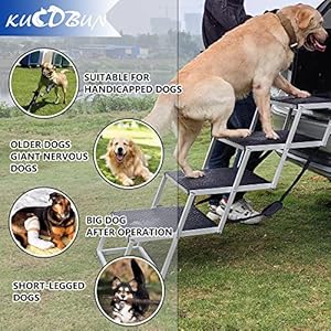 Extra-Wide-Dog-Stairs-for-Large-Dogs-Foldable-Aluminum-Dog-Steps-for-Cars-Trucks-SUV-Jeep-and-High-Beds-Dog-Car-Stairs-for-Large-Dogs-Up-to-250-lbs-4-Steps - Cucciolini Doodles   Extra-Wide-Dog-Stairs-for-Large-Dogs-Foldable-Aluminum-Dog-Steps-for-Cars-Trucks-SUV-Jeep-and-High-Beds-Dog-Car-Stairs-for-Large-Dogs-Up-to-250-lbs-4-Steps