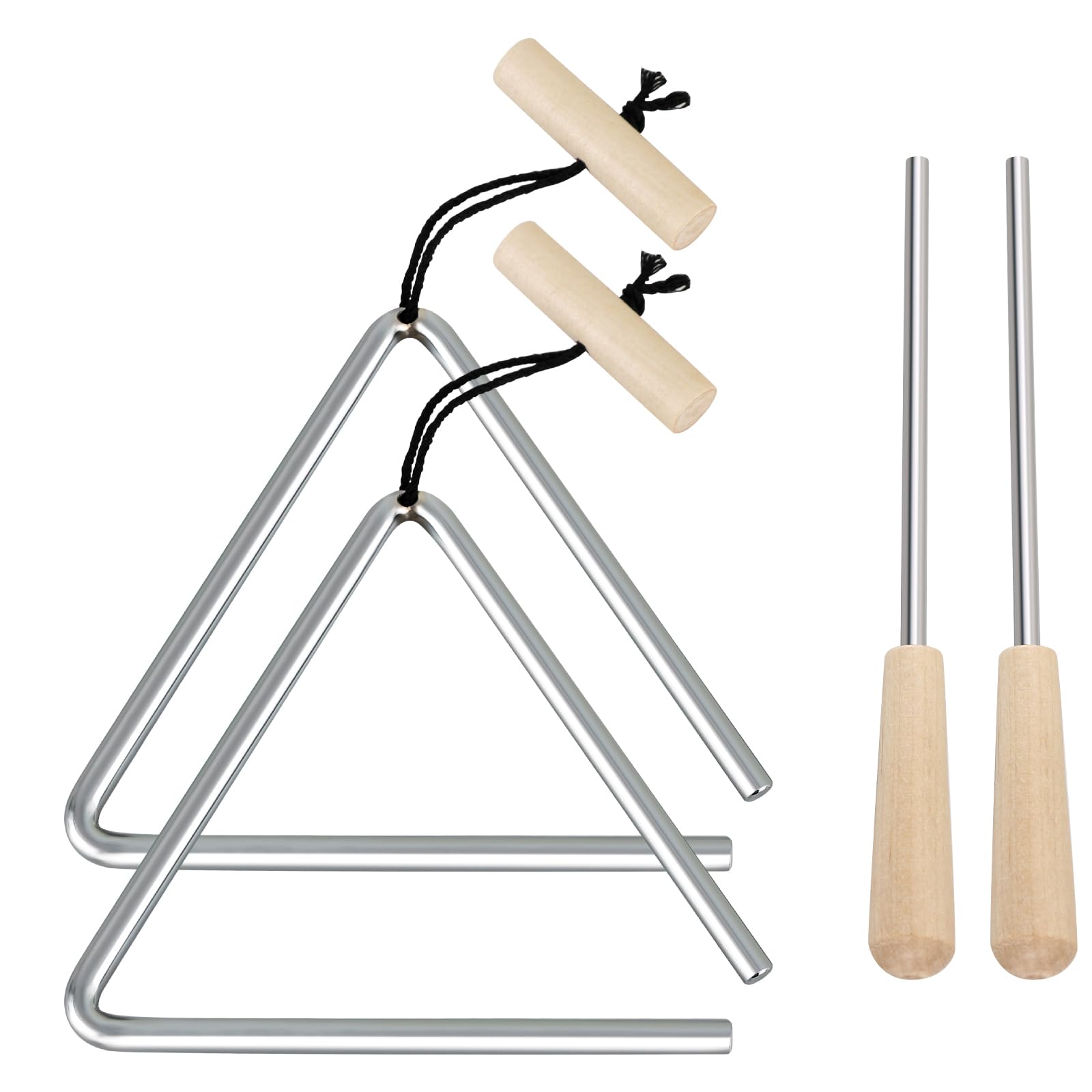 2023 - Instrument De Percussion Triangle En Acier Musical De 7 Pouces Avec Percuteur | FR
