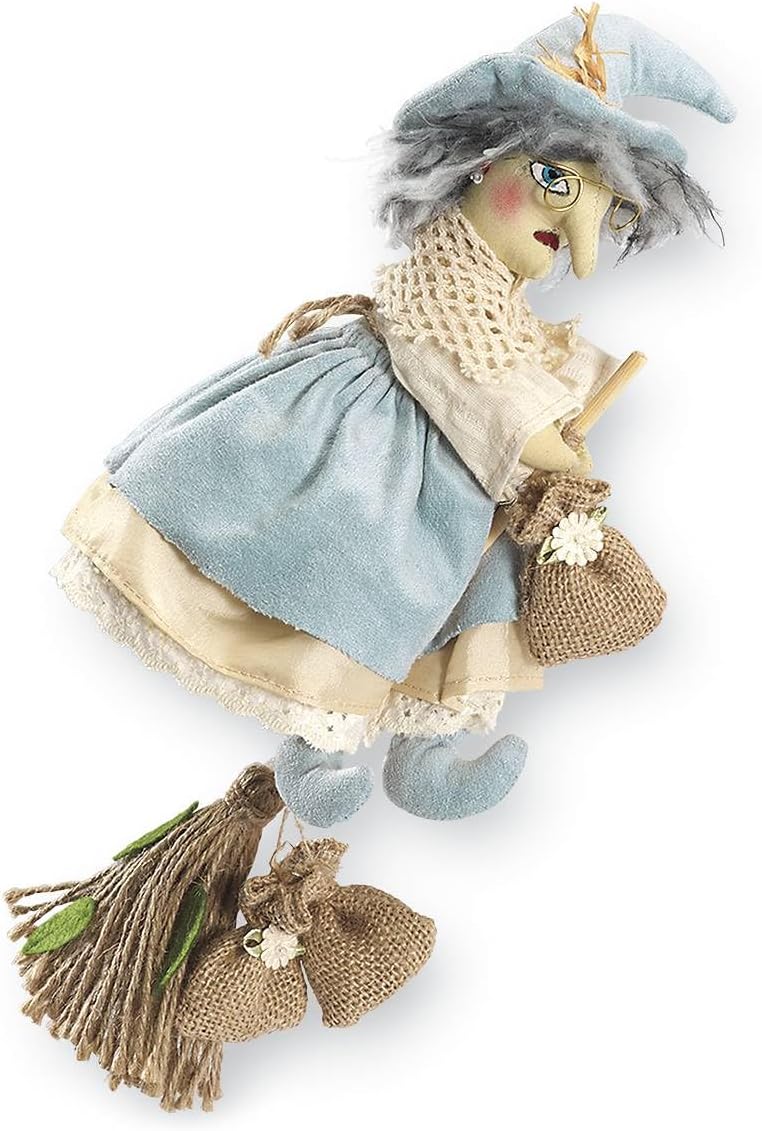 SAGEFINDS Enchanting Kitchen Witch, Good Luck Cooking Doll, Kitchen Home Decoration, 13” H
