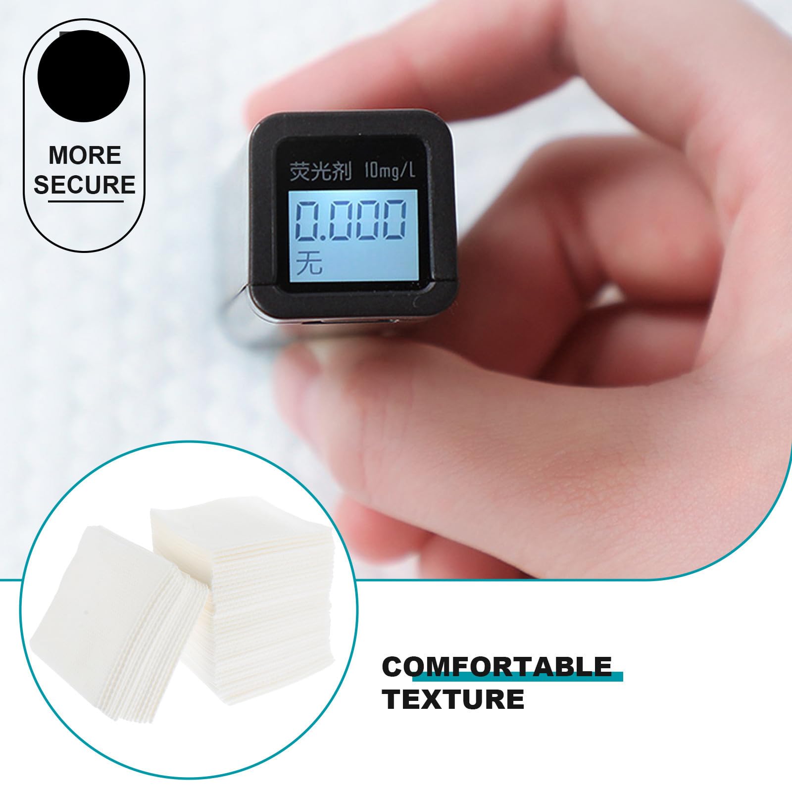 DOITOOL 100 Piezas Toallas Desechables para Cabello Toalla de Viaje de Pulpa de Madera Plegable Absorbente para SPA, Viaje y Deportes