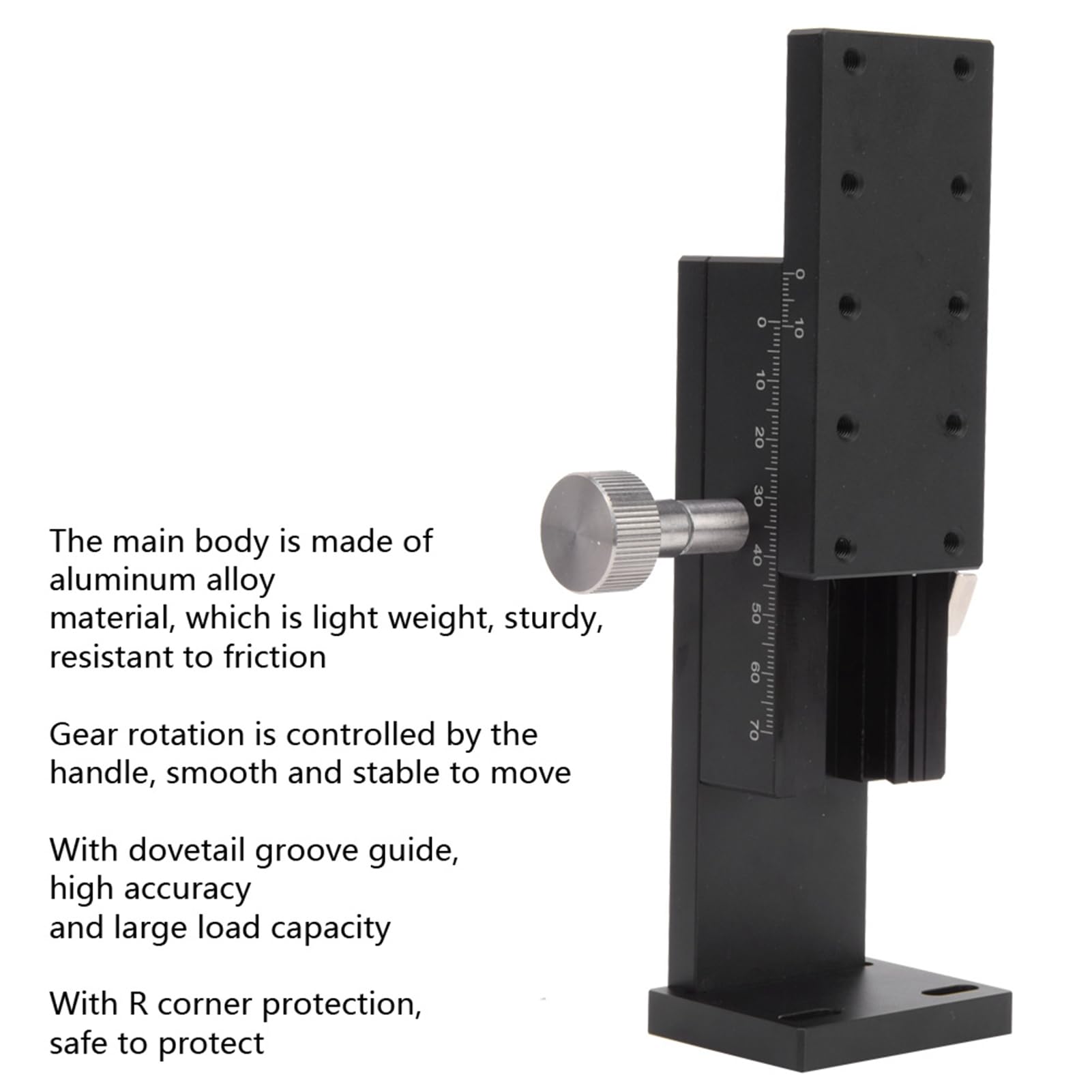 Manueller Z Linear Stage SPWZ40-90, Hochpräzise Optische Plattform, Einstellbare Hebebühne, Aluminiumlegierung, 40x90mm, ±30mm Hub
