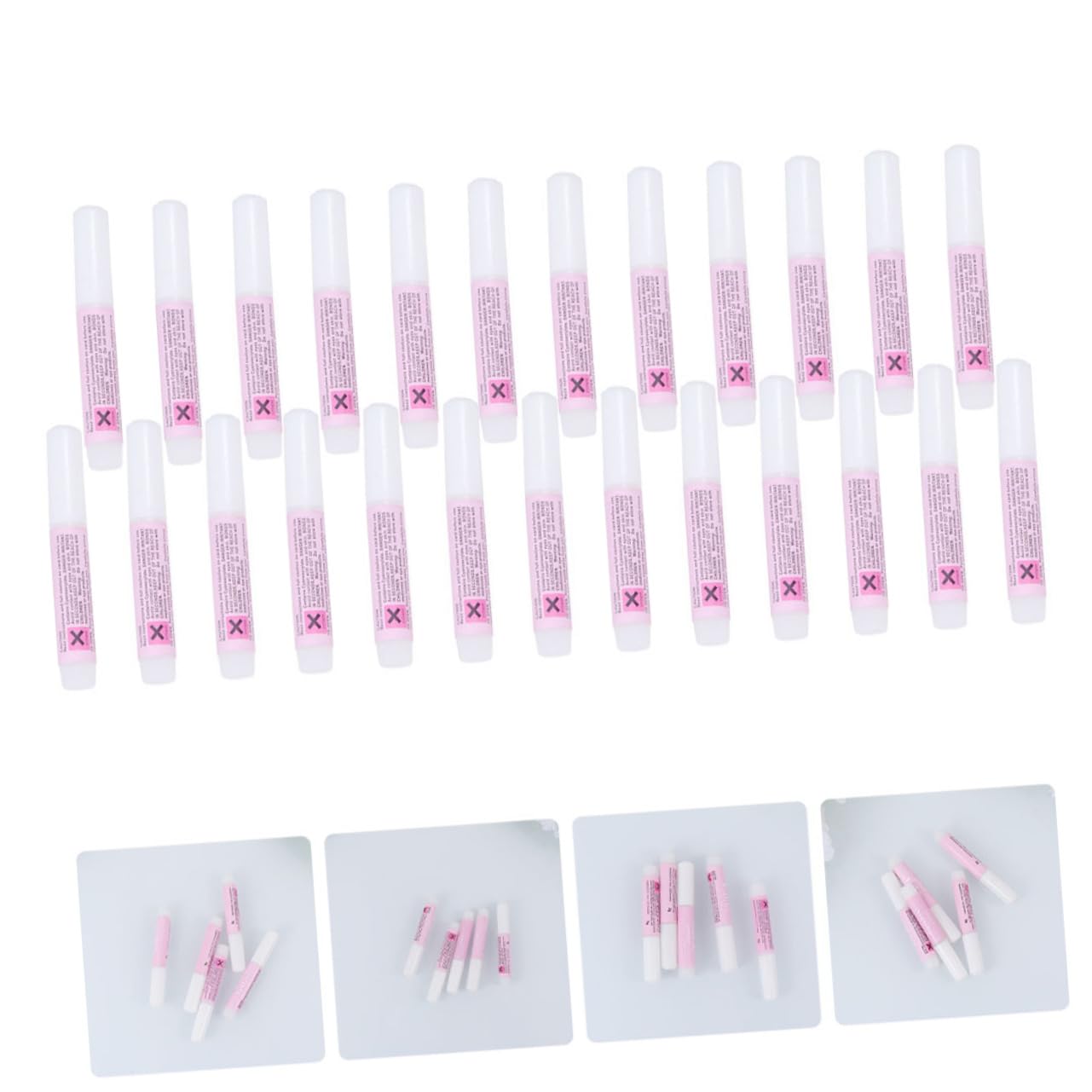 FRCOLOR 3 Set 2g Colla Per Unghie Monouso Alla Rinfusa Per Unghie Finte Colla Per Manicure Ad Asciugatura Rapida Colla Per Nail Art Per Punte Delle Unghie E Accessori 25 Pezzi * 3