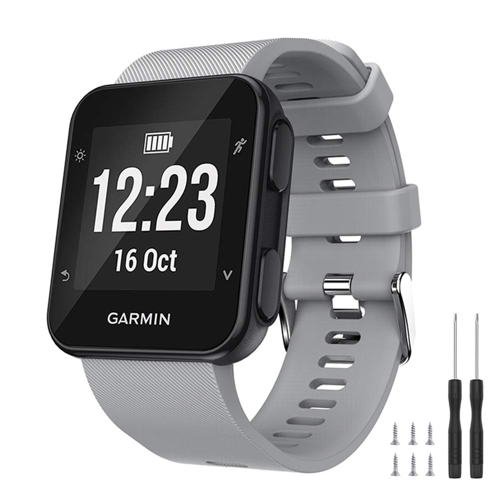 Watbro Band Compatible with Garmin Forerunner 35, Soft Silicone Watch Band Strap, for Garmin Forerunner 35 Smart Watch, Fit 5.11-9.05 Inch (130mm-230mm) Wrist (B07YSBR7SC) Amazon Price History, Amazon Price Tracker