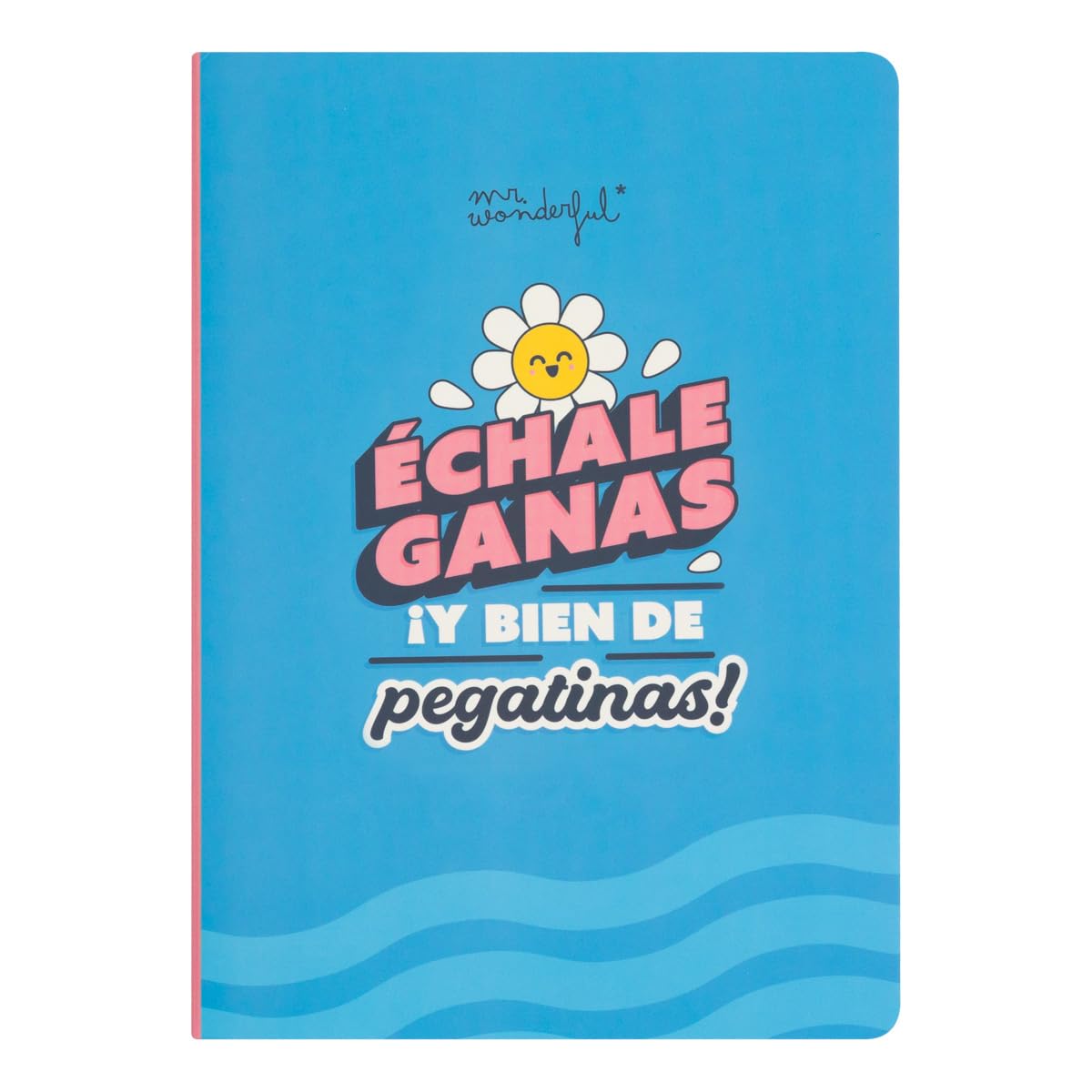 Mr. Wonderful - Notebook with sticky notes and stickers - Make it look good on stickers! - 5 sticky note pads with 50 sheets each - 5 sheets of Stickers