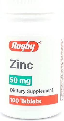 Miniatura 2 de Rugby - Gluconato de zinc 50 mg, 100 comprimidos, paquete de 3