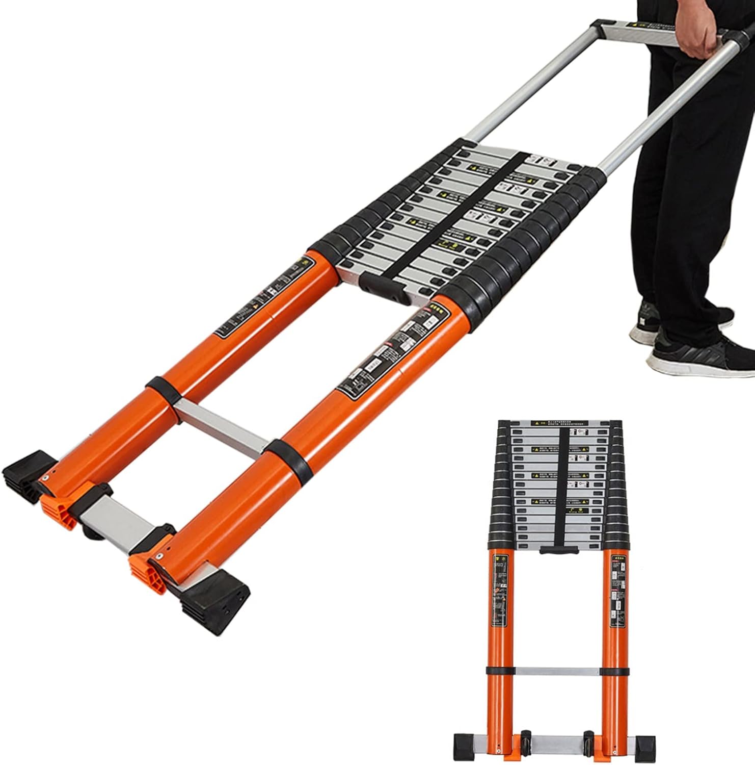 ZAQYCM Roof Top Tent Ladder Replacement, Telescoping