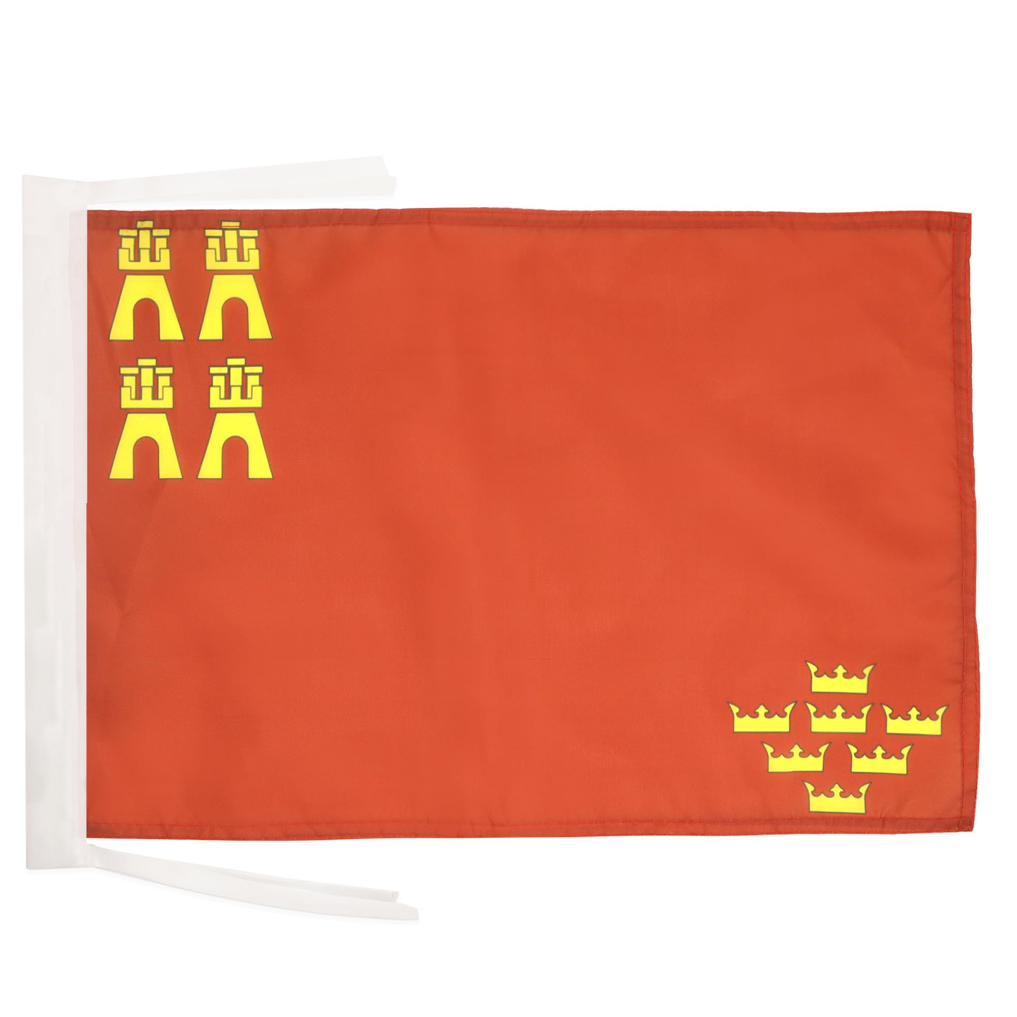 AZ FLAG Bandera de la Ciudad DE Barcelona 45x30cm - BANDERINA BARCELONESA 30 x 45 cm cordeles — view 168