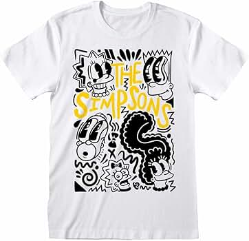 Tシャツ・カットソー Kith x The Simpsons white tee FW 20 2020 Kith x The Simpsons Family Stack Tee White Men's - SS21 - US