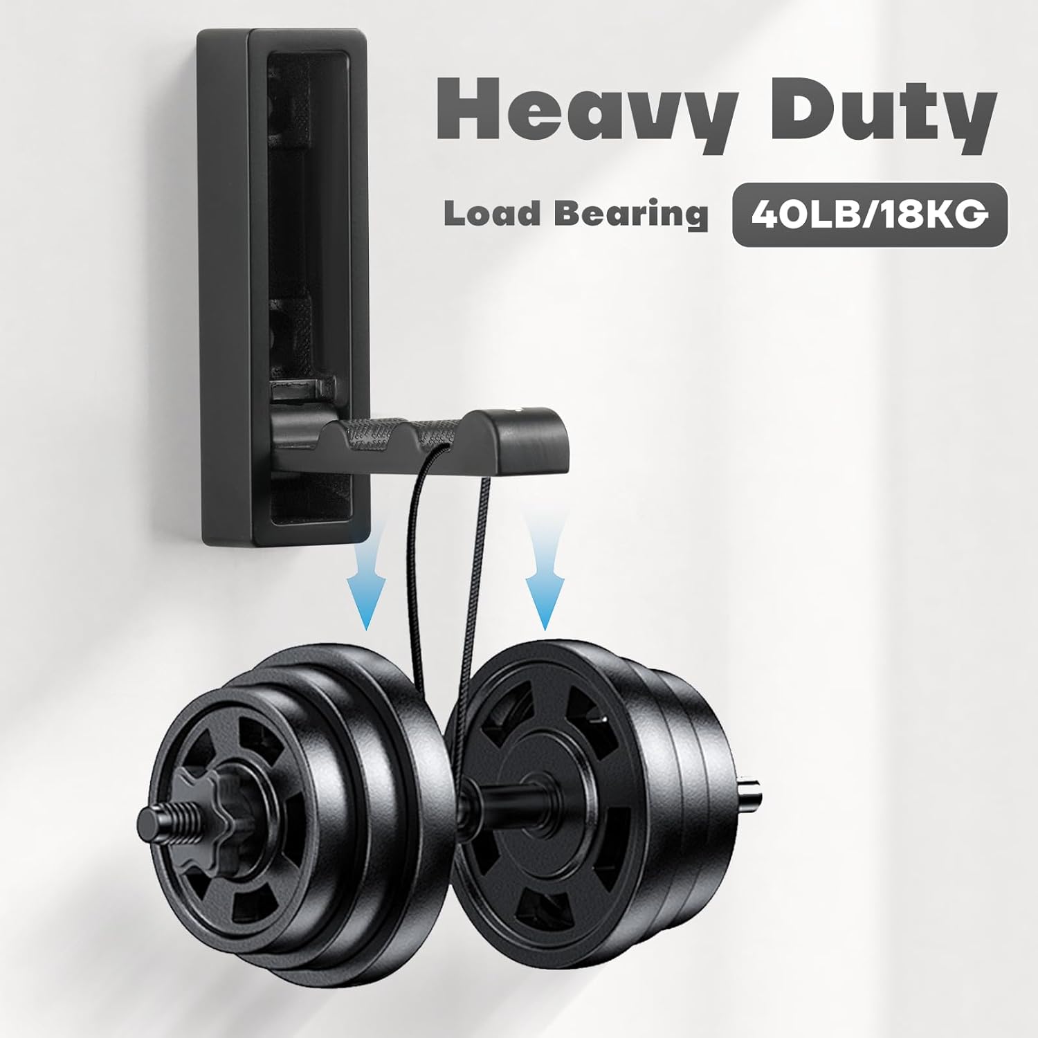 Folding Wall Hooks, 4pcs Foldable Coat Hooks, Heavy Duty Zinc Alloy No Rust Fold Up Hooks for Coat, Towel, Key, Hat, Bag, Jacket, Backpack (Matte Black) - Image 5