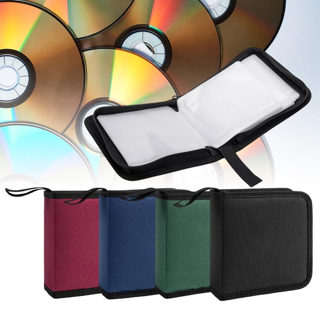 Sac de rangement pour CD de voiture en tissu Oxford avec 40 poches pour ranger vos CD en toute sécurité et organiser les amateurs de musique