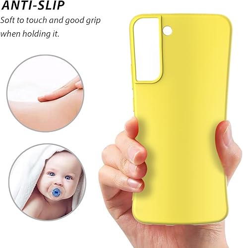 Miniatura 5 de Zuslab Funda de teléfono compatible con Samsung Galaxy S21 FE 5G 2022, suave y delgada, silicona líquida, a prueba de golpes, antiarañazos, cubierta