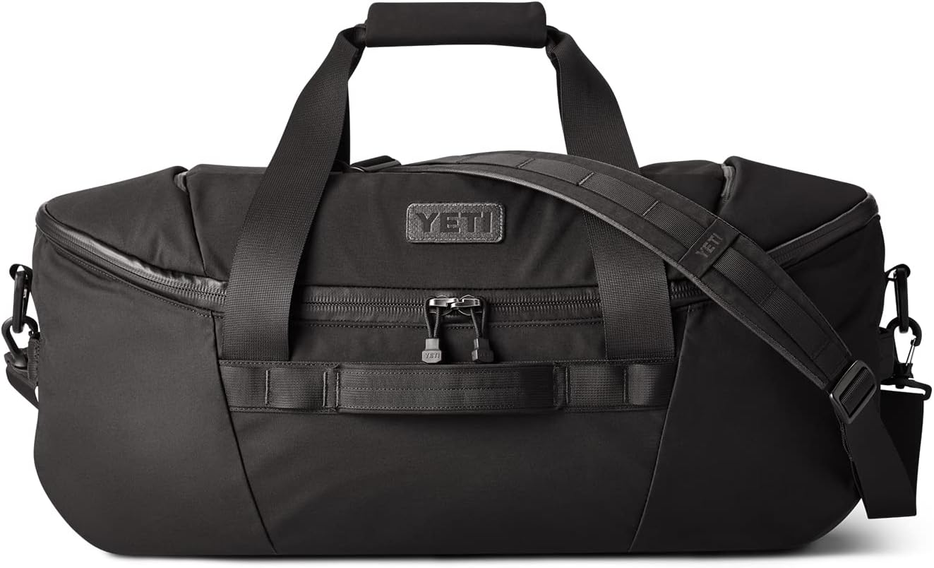 YETI Crossroads Duffel Bag, 60L, Black Black 60L