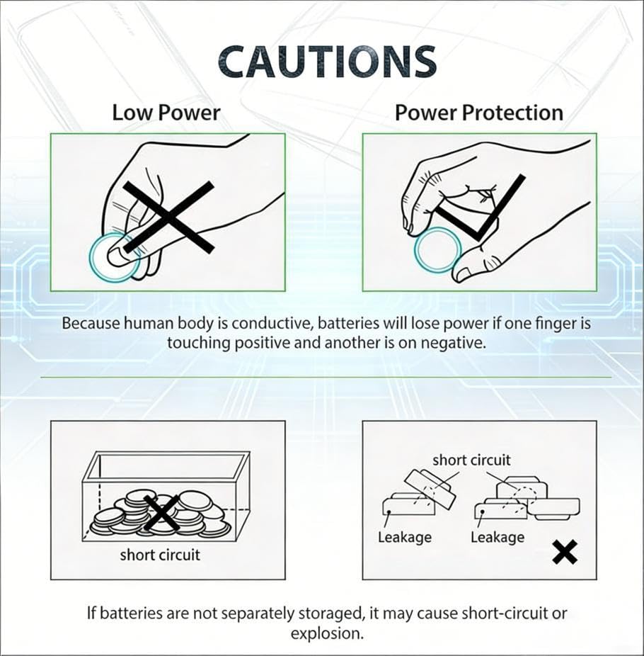 Pack de 30 pilas de botón alcalinas LR44 1.5V miniatura 5
