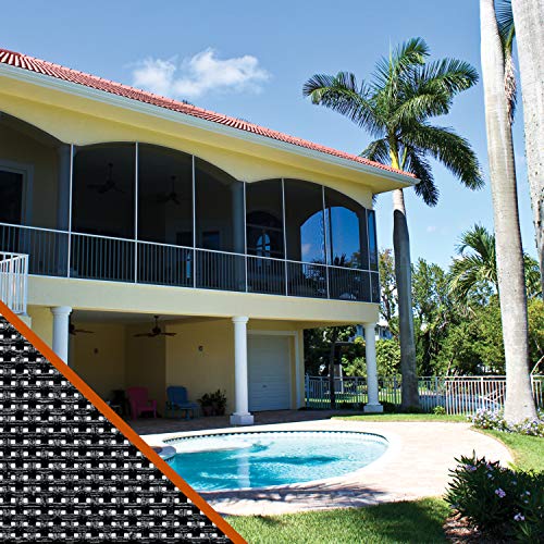 ADFORS Premium Solar Screen, 48" x 84", Charcoal - Thumbnail 3