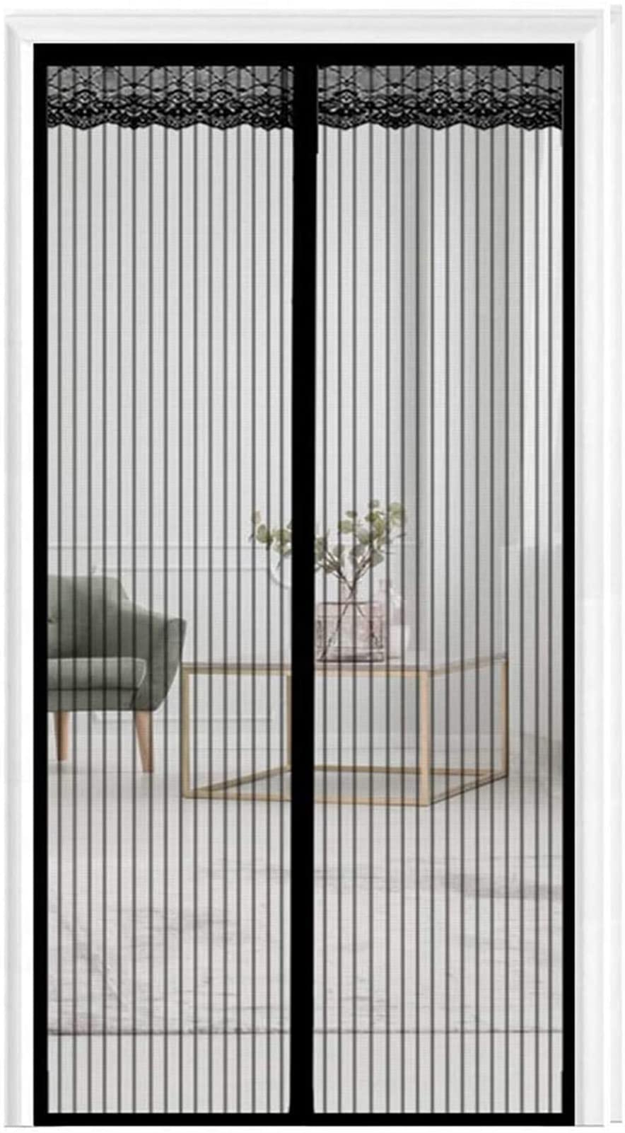 THAIKER Magnet-Fliegengitter Für Türen – 175x255 Cm, Automatischer Verschluss, Weiß