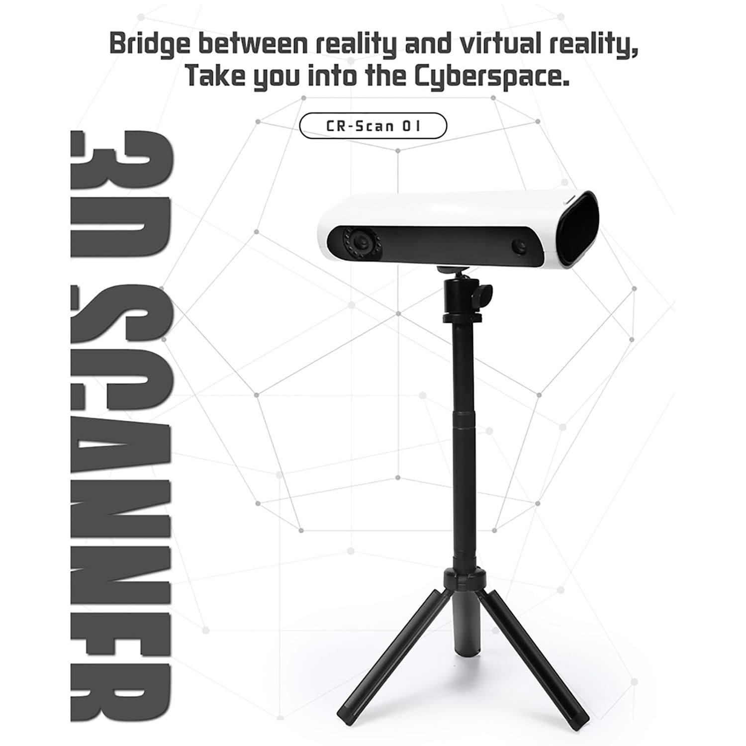 Scanner 3D portable pour l'art et le design de haute précision, capturant la vie en 3D avec une précision de 0,1 mm et une vitesse de 10 fps