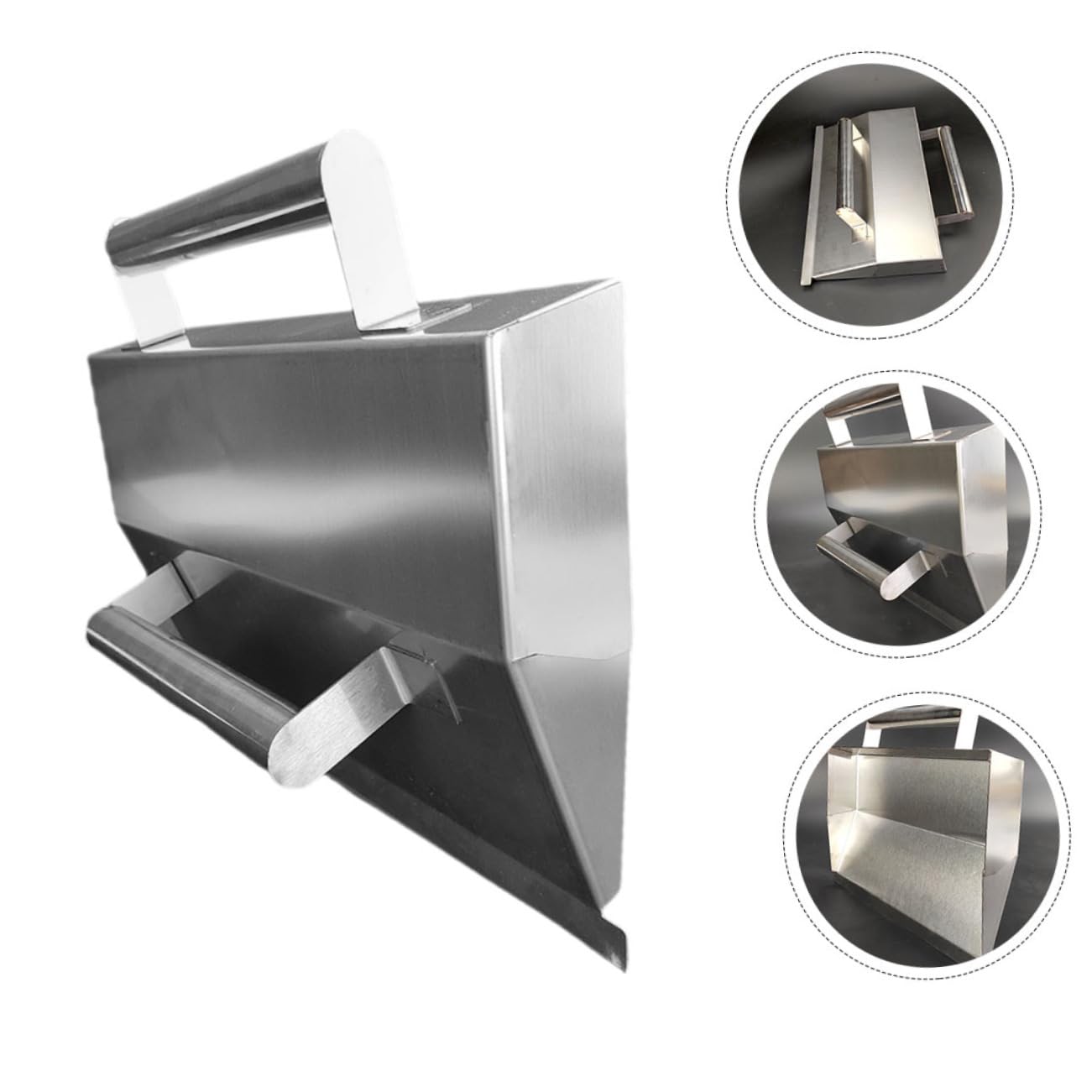 EXCEART Cazzuola per Intonaco in Acciaio Inox, Alta Resistenza alle Crepe, per Finitura del Calcestruzzo e Stuccatura Pareti Interne