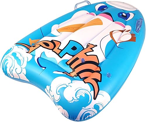 Tabla de surf inflable para niños, tabla flotante de natación con asas, tablas portátiles de cuerpo suave para niños y niñas, tablas de surf