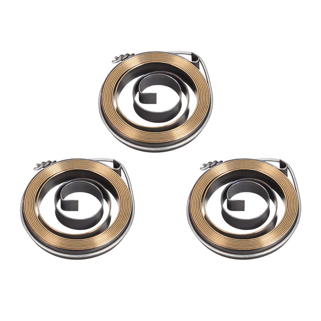 Ressort de perceuse uxcell haute élasticité traitement noir 3 pcs