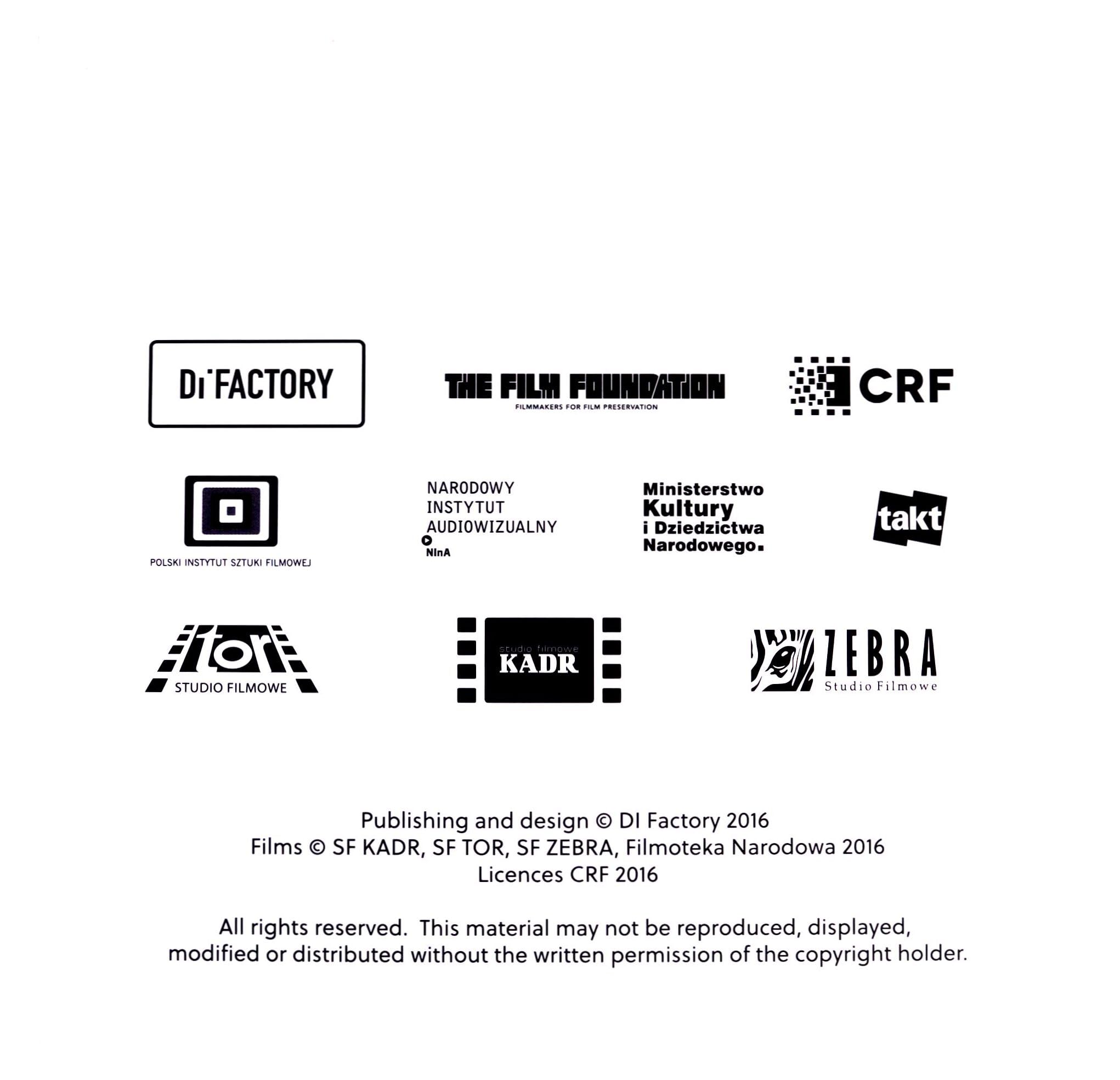 Martin Scorsese Presents: Masterpieces of Polish Cinema, Volume 3: Popiół i diament / Wesele / Przypadek / Krótki film o zabijaniu / Nóż w wodzie / Matka Joanna od Aniołów / Eroica / Trzeba zab