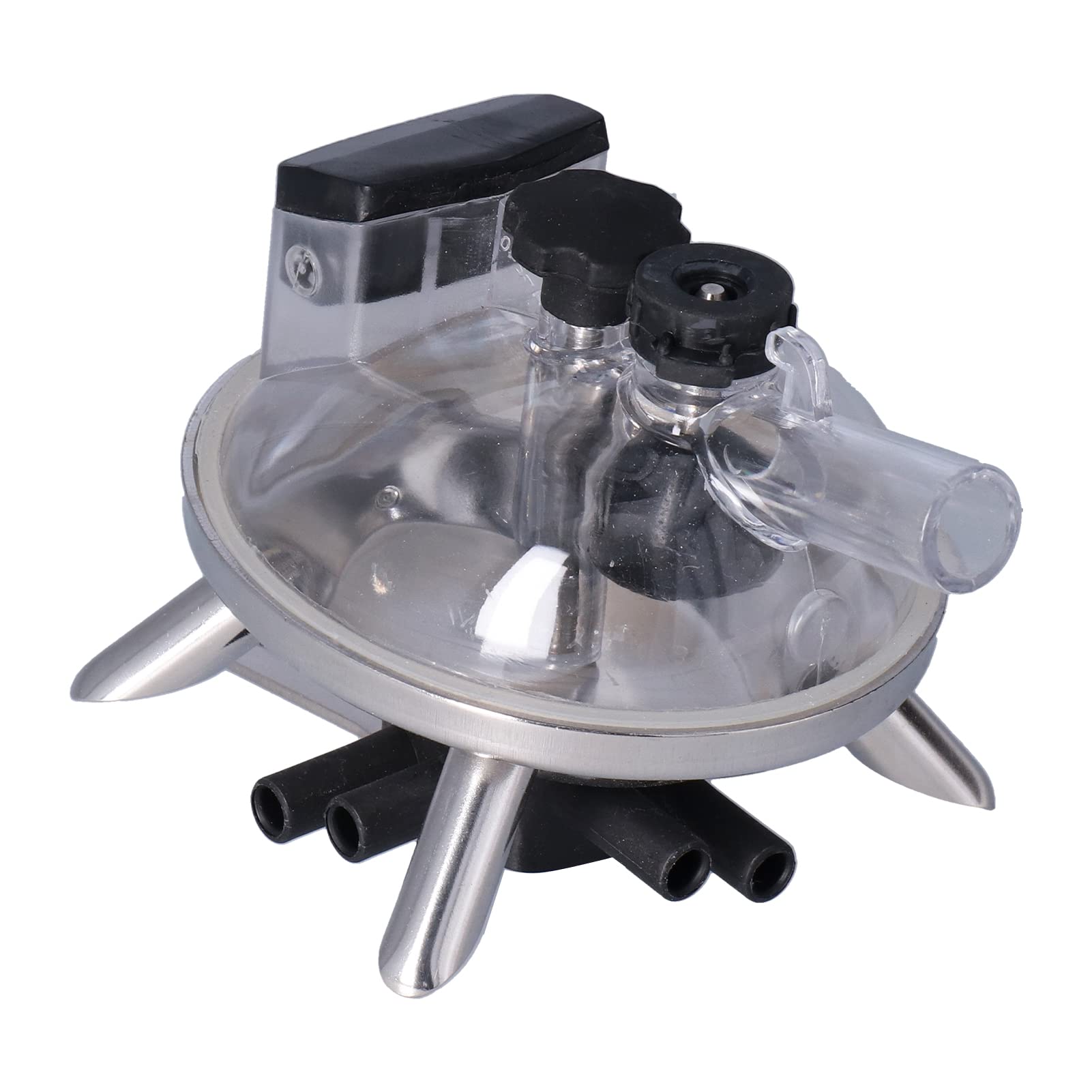 Collecteur De Lait De Vache, Accessoire De Machine à Traire De Ferme Efficace De 240 ML avec Base en Acier Inoxydable