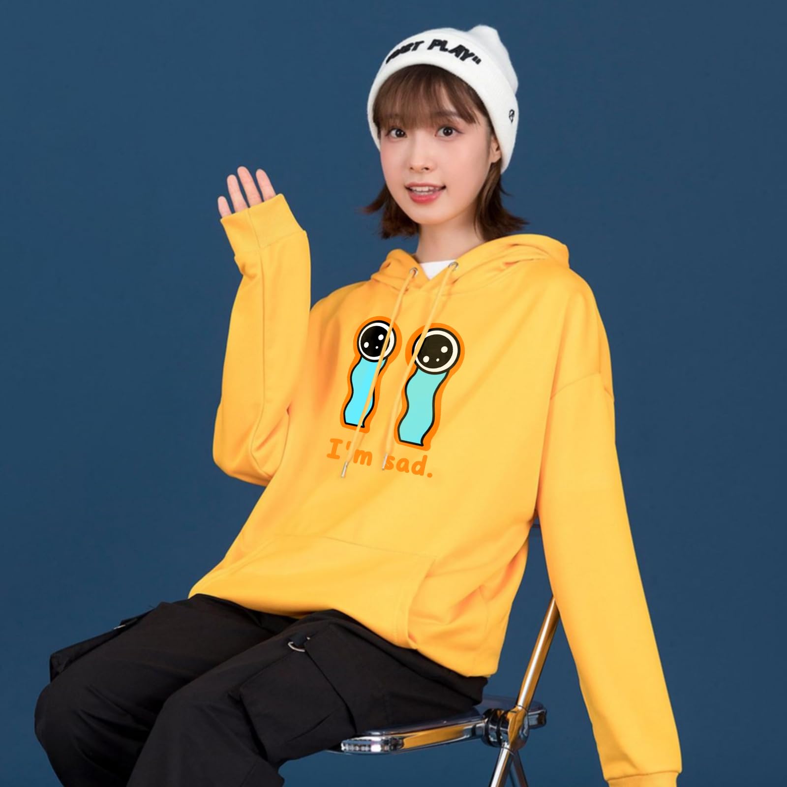 Générique Sweats à Capuche Personnalisé Pull Personnalisable avec Photo et Texte, Hoodie Unisexe