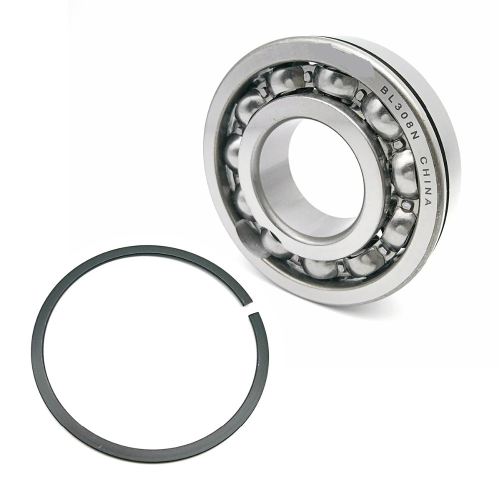 BL308 BL308N BL308NR 40X90X23mm rodamiento rígido de Bolas Radial de una hilera Capacidad máxima Tipo Jaula de Acero Anillo a presión 1 Uds(Bl308n)