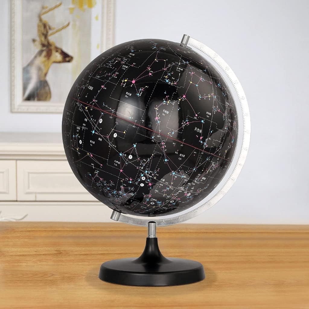 Niebiańska lampa globusowa dla dzieci, edukacyjna nauka, podświetlana dekoracja biurka, mapa konstelacji dla entuzjastów astronomii