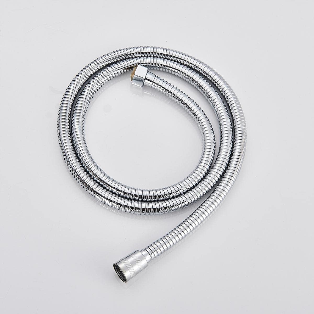 Manguera de acero inoxidable, Mangueras de ducha sin torceduras Manguera de 59 pulgadas for cabezal de ducha de mano Reemplazo de manguera de ducha Manguera flexible de acero inoxidable Antitorsión-Ne