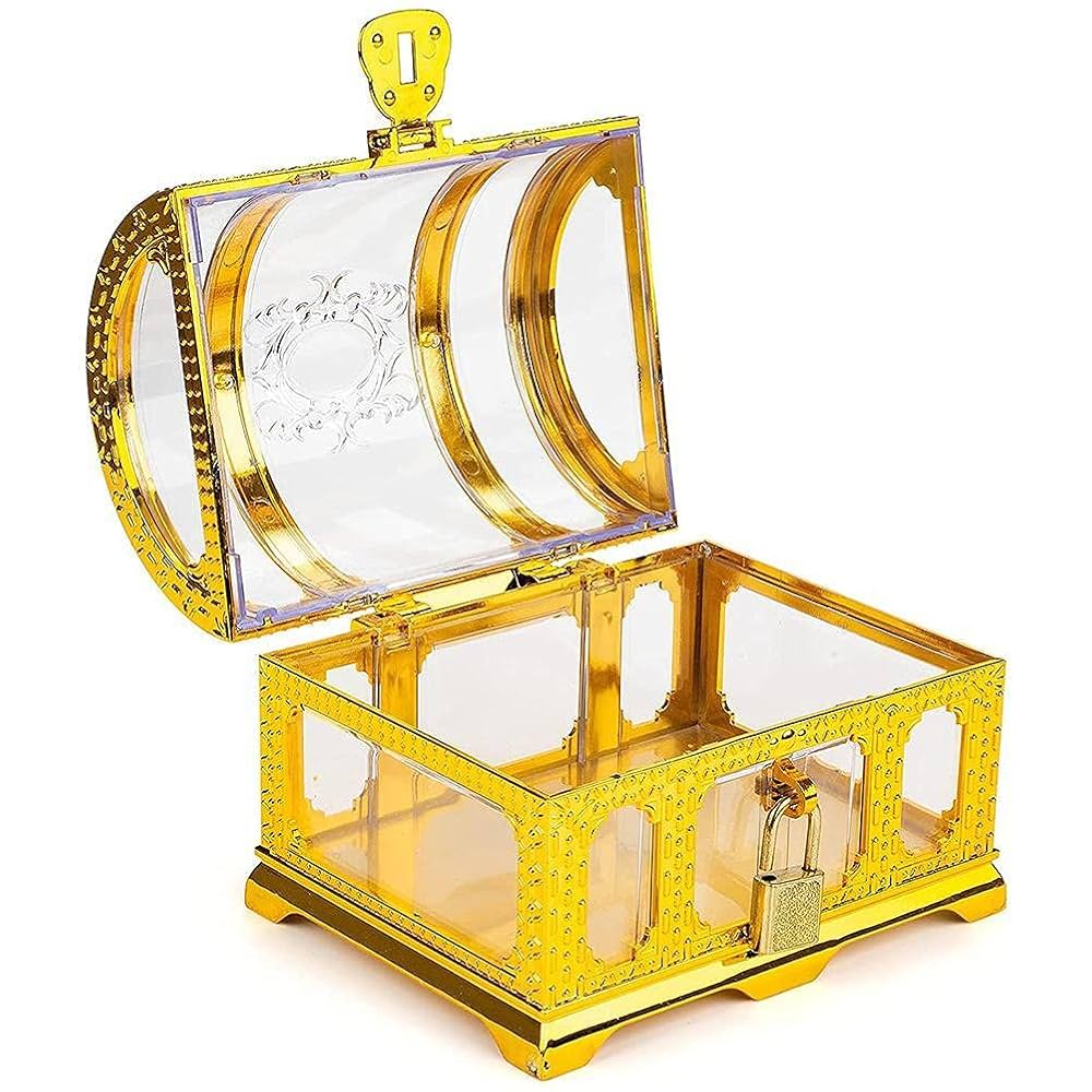 Amazon｜海賊 宝箱 セット 鍵付 海賊宝箱ボック 宝物