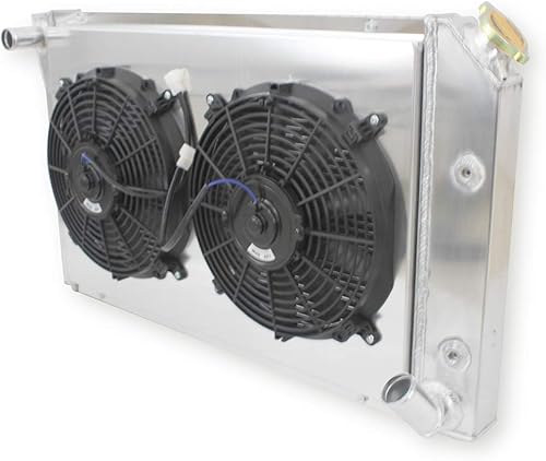 Miniatura 7 de LUXERAD Radiador de aluminio completo con ventilador de cubierta 1992-1999 para BMW E36 M3  Z3 325TD 320 323 328 Radiador de aluminio..