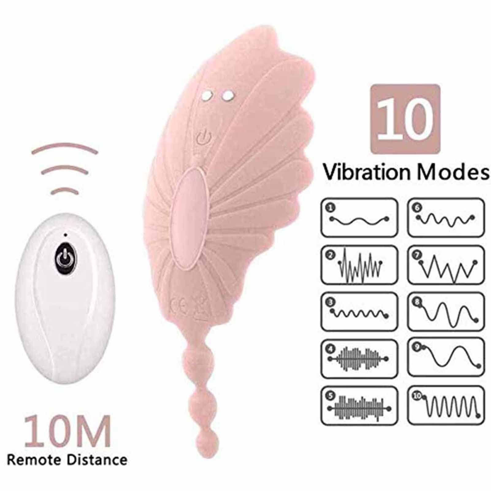 -Braĝaș Vibrạdórés con Control Remoto Ŝilicoņà Mariposa Vībrādôr, Vìbràdòrěs Sěxúàl Mujer Clítộrìs Mando Distancia Inalámbrico para Eśtìmúlàdòr Púntò Ĝ Clìtòriaño, Carga Usb