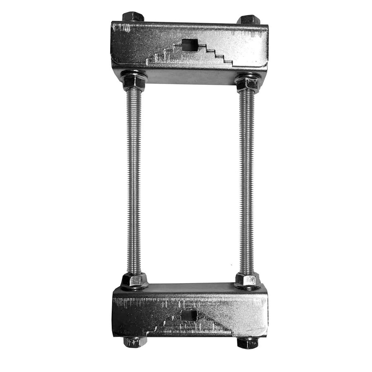 2 Morsetti Doppi Per Asta Satellitare In Acciaio Zincato - Per Tubi Fino A 60mm - Foto 11