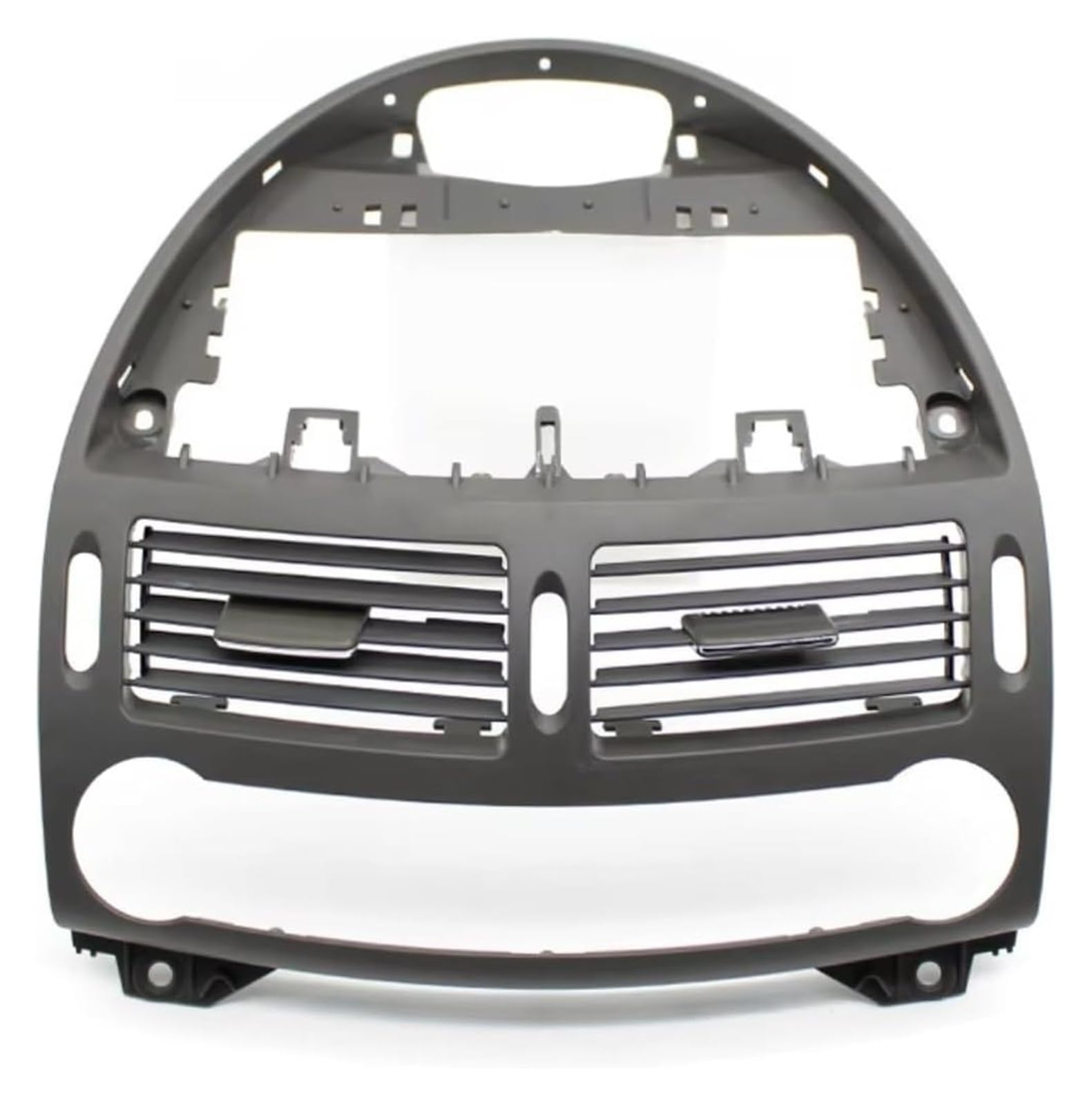 Consola Central Salida Aire para Clase E W211 2003-2008 2118300054 Cubierta del Panel De Ventilación Central Tablero Delantero Automóvil Rejilla(Panel-Dark Gray)