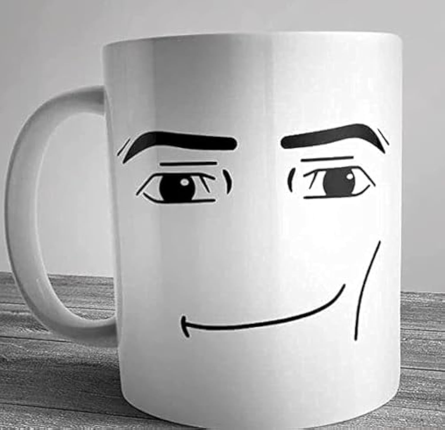 D STAR Roblox man face Mug