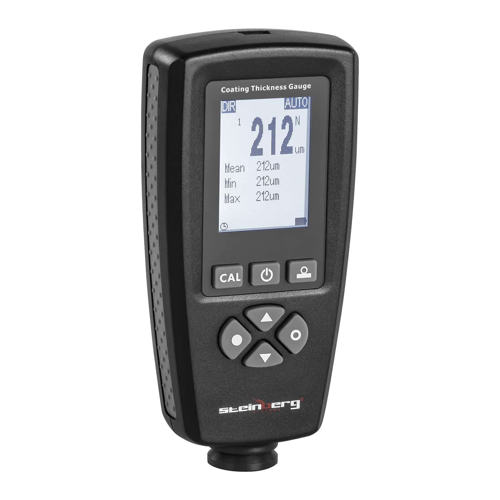 Steinberg Systems Schichtdickenmessgerät Lackschichtenmesser Lacktester SBS-CT-123 Pro (Messbereich 0-5.000 µm, Messgenauigkeit ±2% + 1 µm, Speicherkapazität 320 Messwerte, inkl. Koffer und Zubehör)
