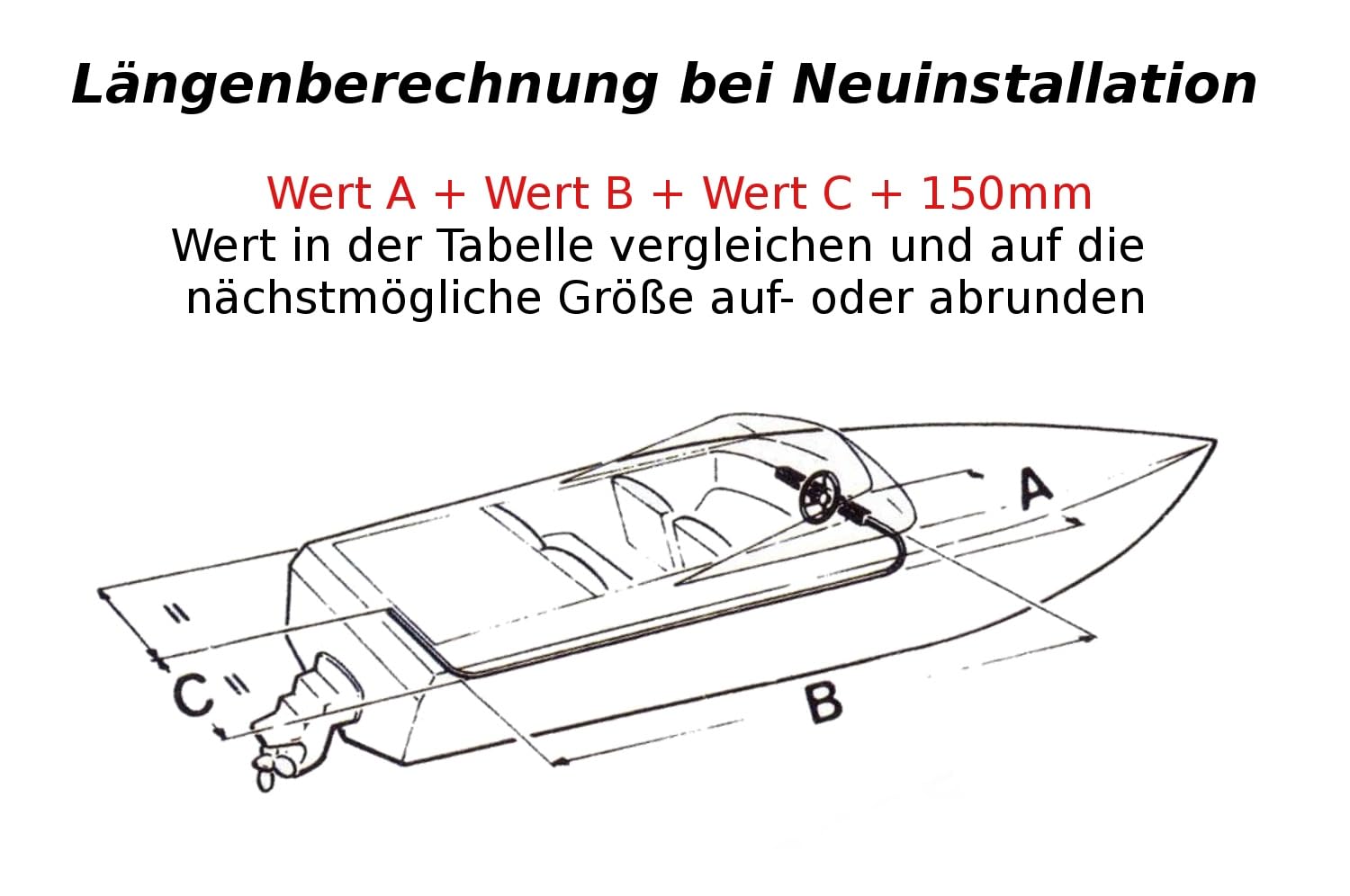 Teleflex-Ultraflex Light Duty Steuerung mit Kabel + Steuerrad Riviera schwarz