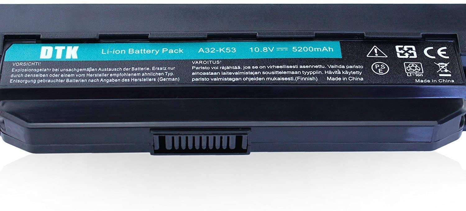 Batterie Pour Ordinateur Portable ASUS - Modèle XClong A32-K53 - 4400mAh/48Wh - Compatible Avec Les Séries K43, K53, A43, A53, X53, Etc.