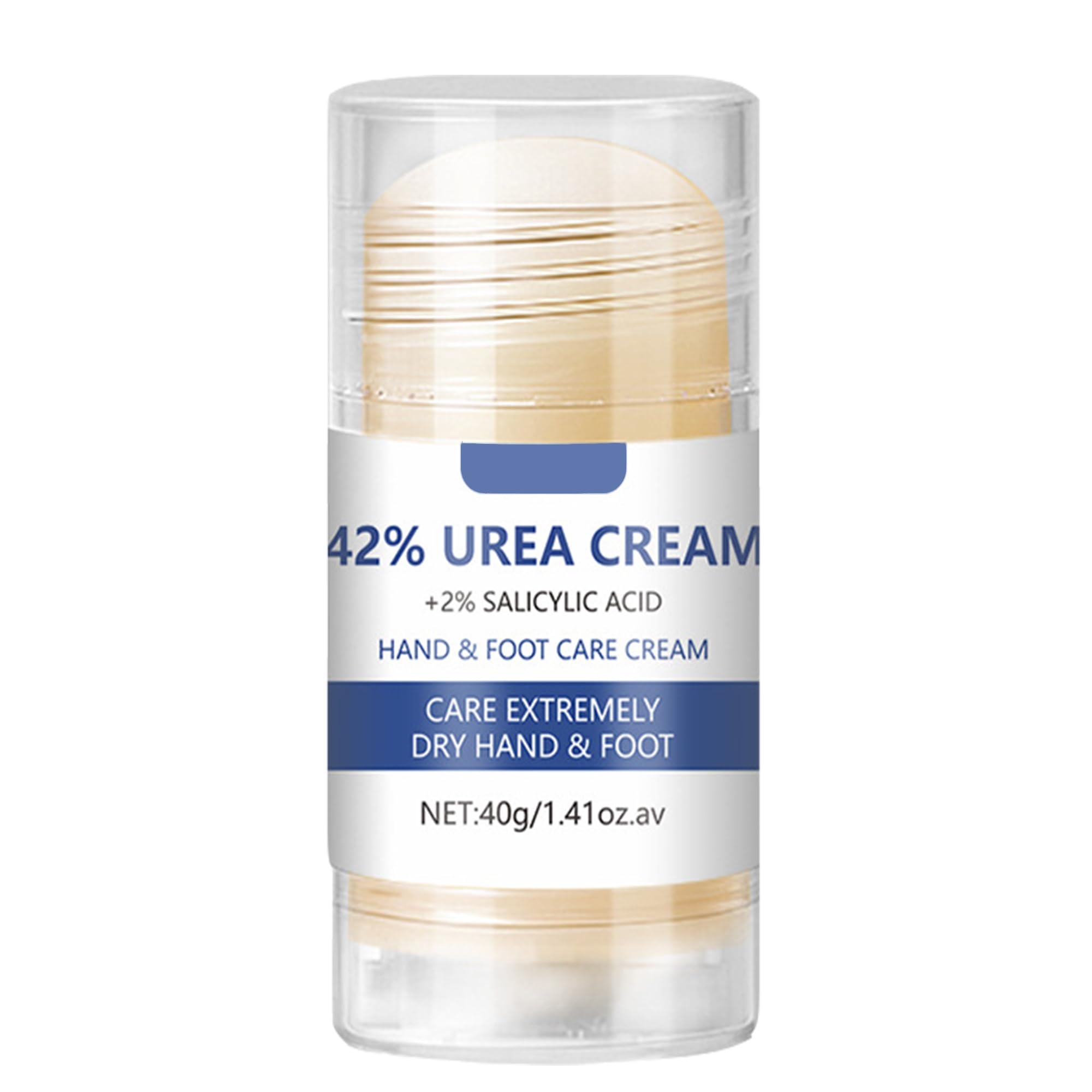 42% Urea plus 2% Salicylic Acid Foot Cream, Foot Balm for Dry Cracked Feet Knees Elbows Hands Hydrate & Nourish Foot Care for Softens Skin Exfoliates Dead Skin Smoothing Skin Women and Men 1.41oz 1.41 Ounce (Pack of 1) Salicylic Acid