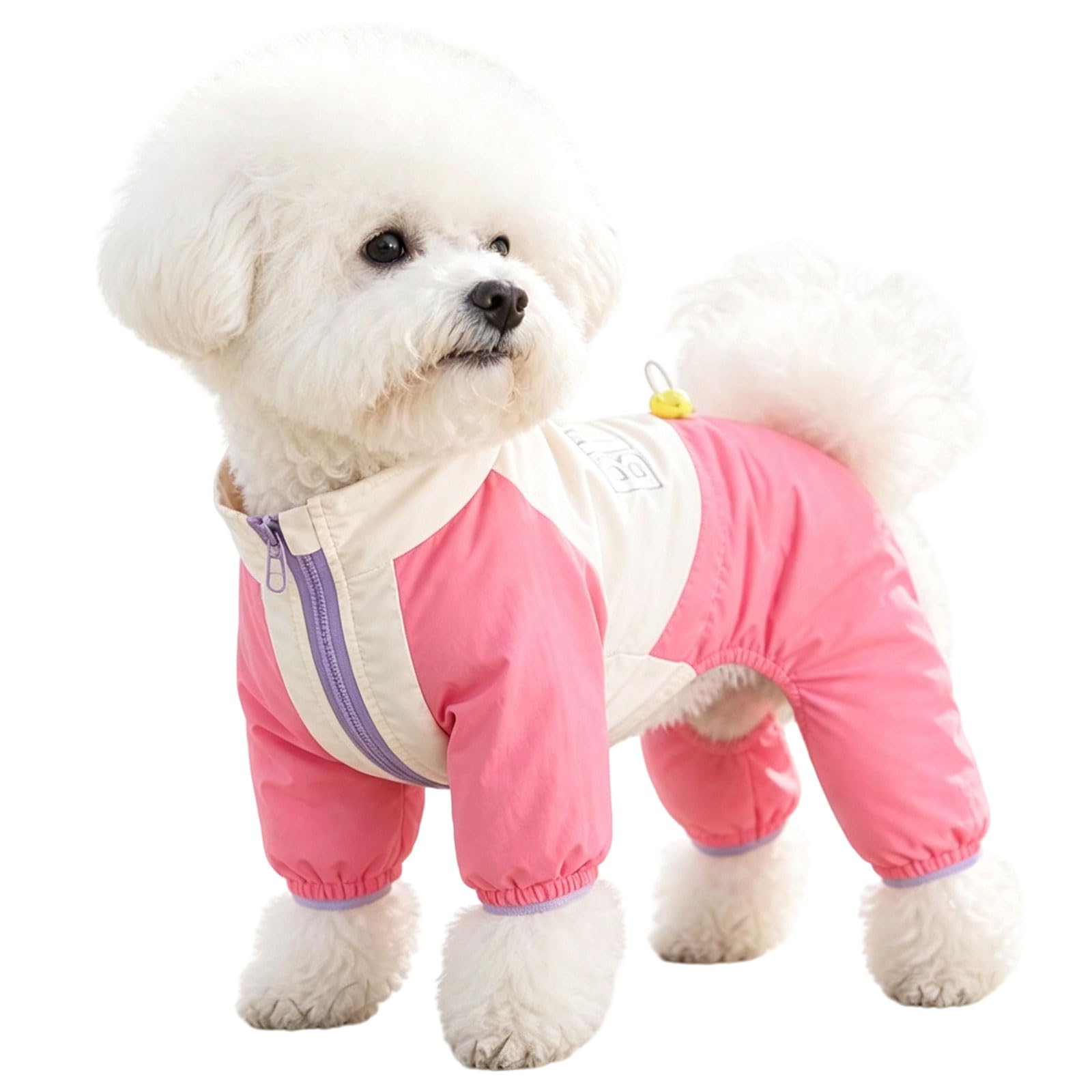 Anlitent Four Legged All Weather Dog Jumper Clothes for Small Dogs,XL，Pink