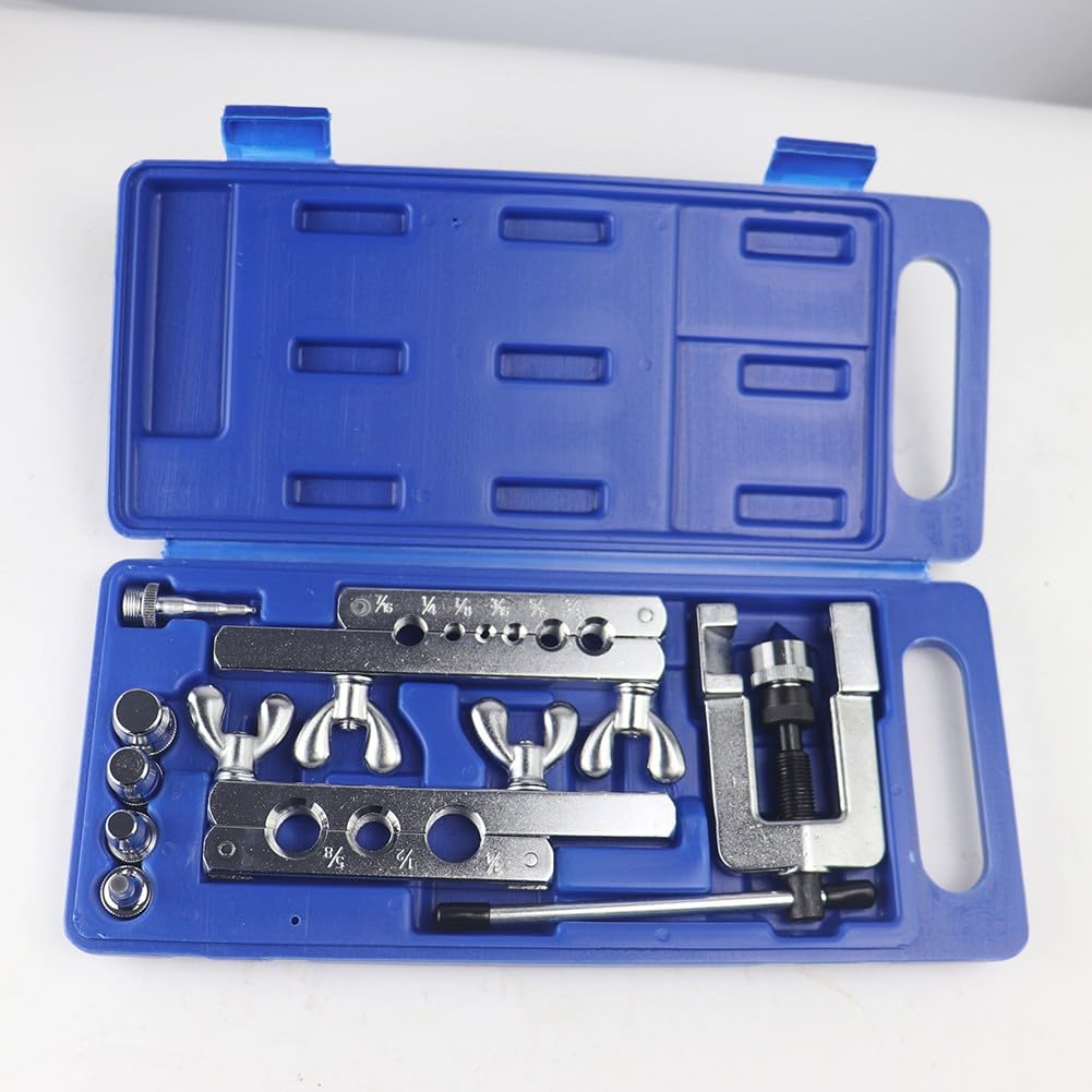 Refrigeration Bördelwerkzeug Kit Rohr Expander Set Chrom-Vanadium-Stahl für Kupferrohr Klimaanlage Reparaturarbeiten